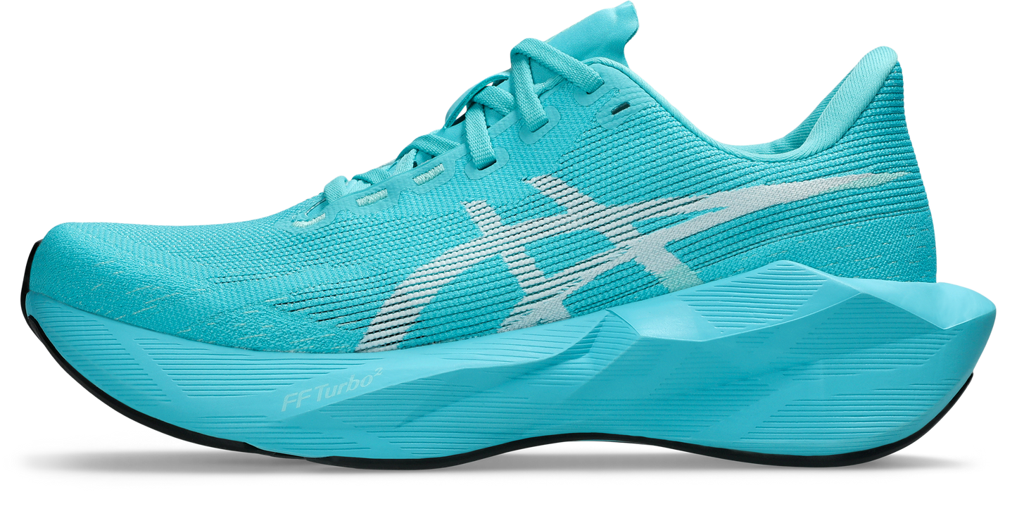 Asics Womens Novablast 6 - Energy Aqua/White