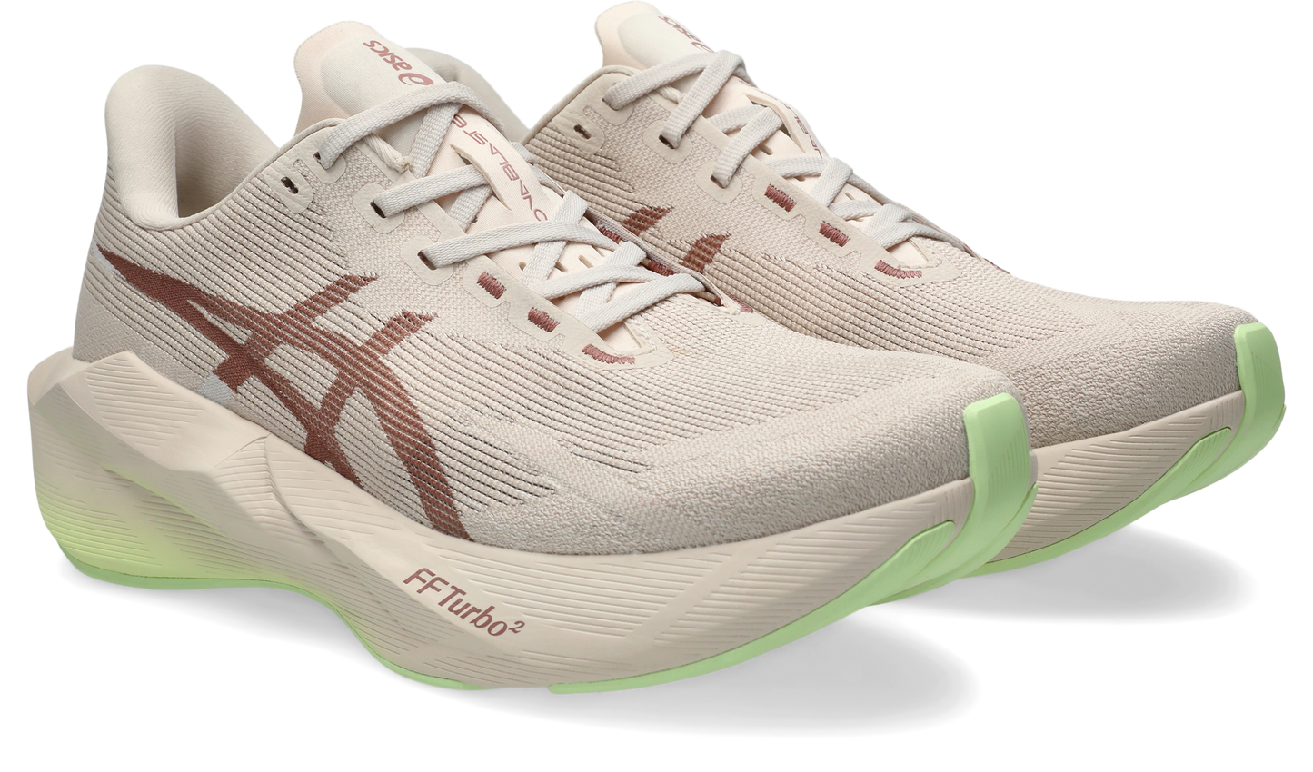 Asics Womens Novablast 6 - Rose Dust,Illuminate Yellow