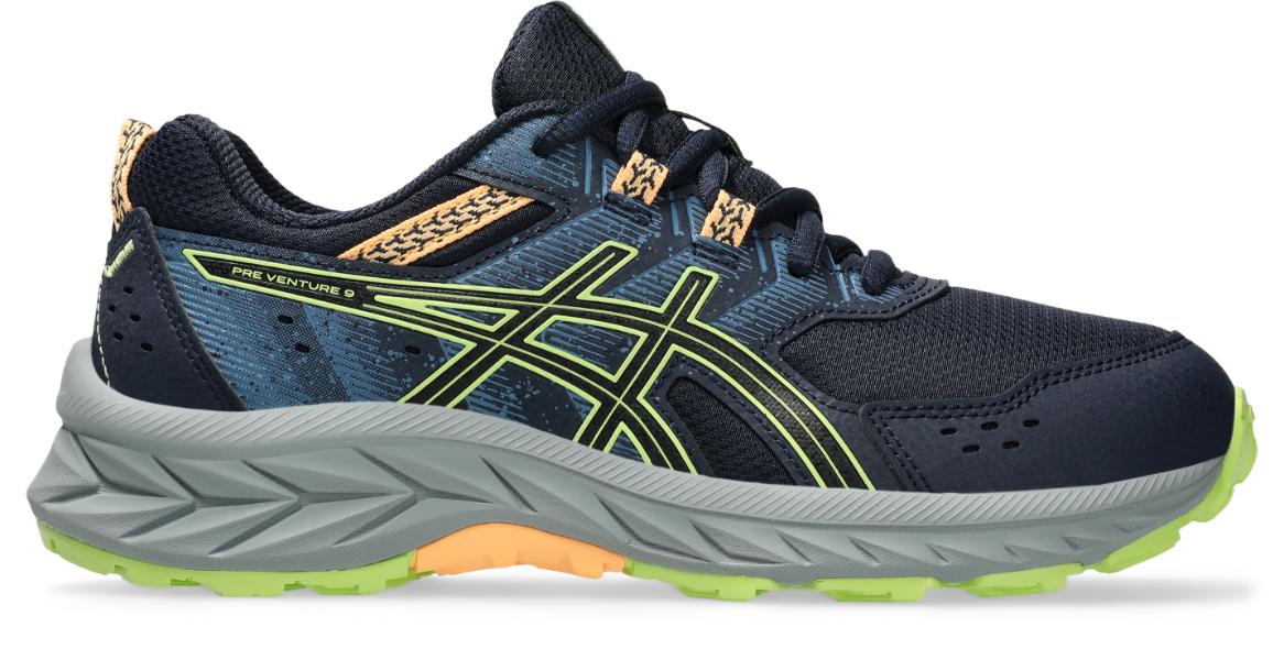 Asics Kids Gel Venture 9 GS - Midnight/Lime Green
