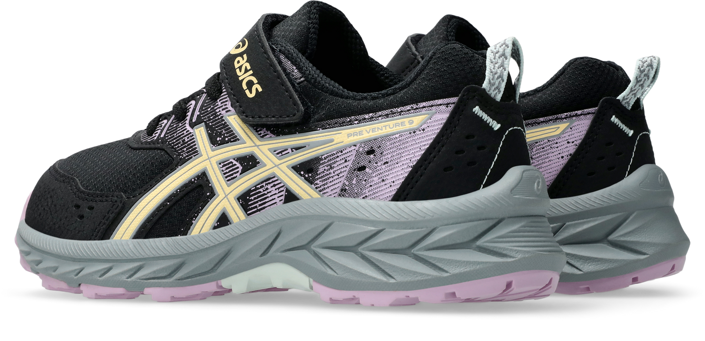 Asics Kids Gel Venture 9 PS - Black/Light Orange
