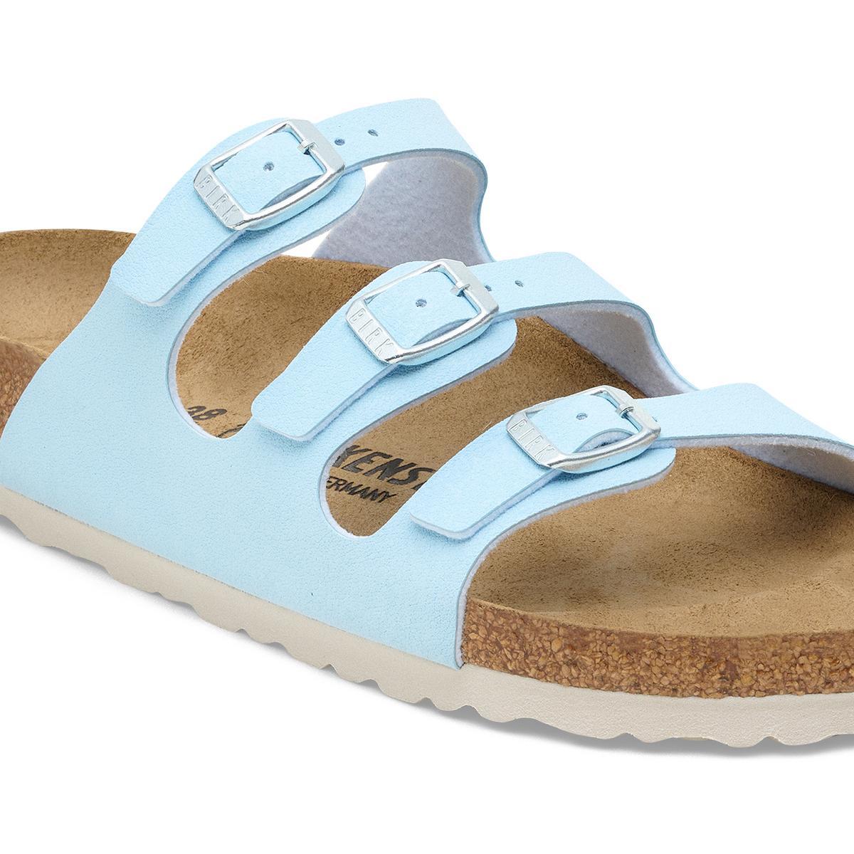 Birkenstock Florida Birkibuc - Brushed Sky