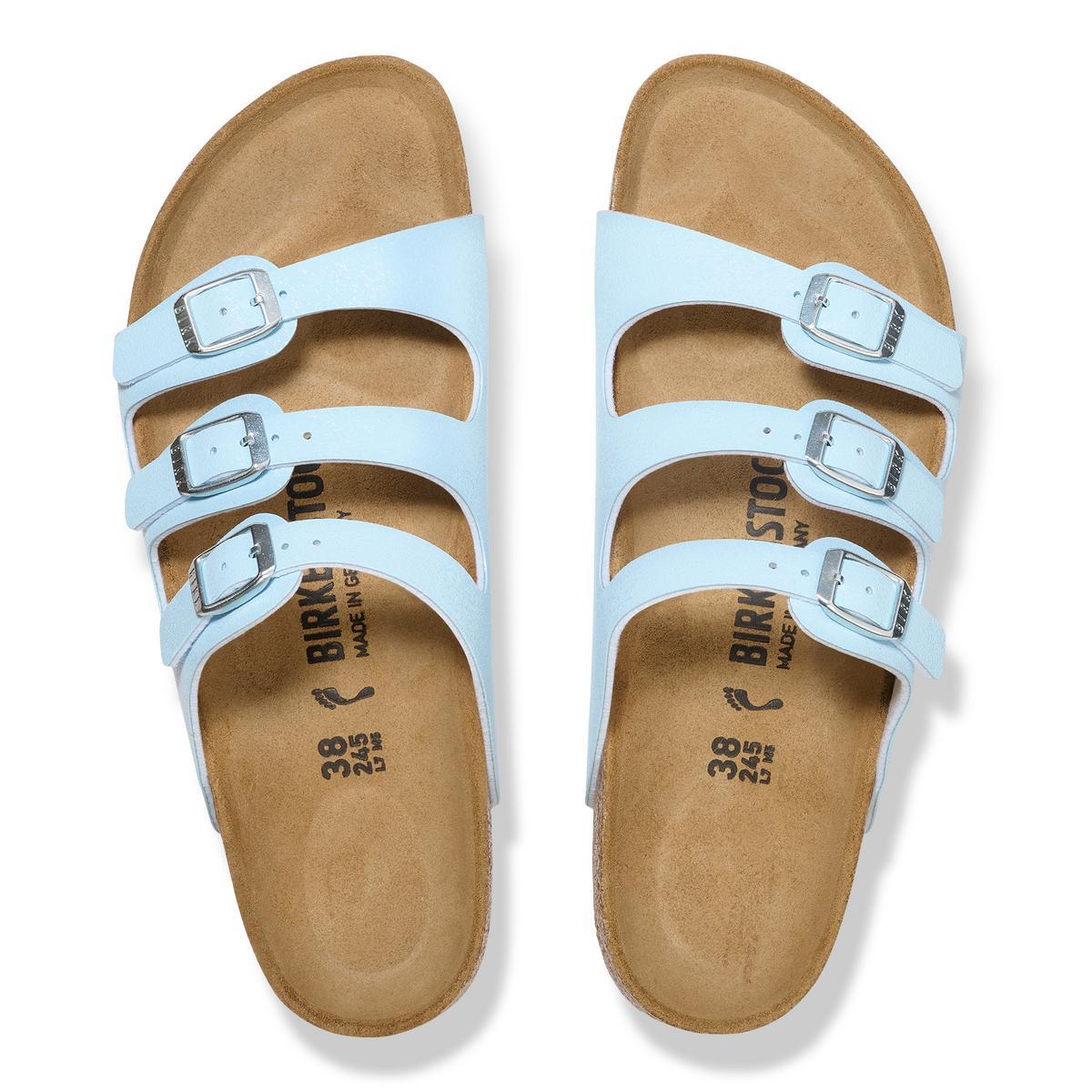 Birkenstock Florida Birkibuc - Brushed Sky