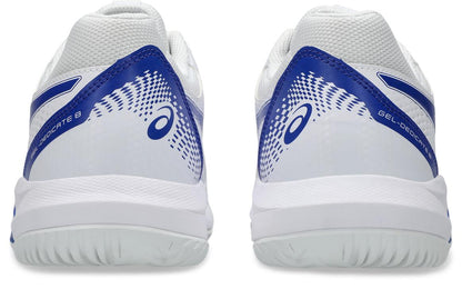Asics Mens Gel Dedicate 8 (Hardcourt) Tennis Shoe - White/Dark Cobalt