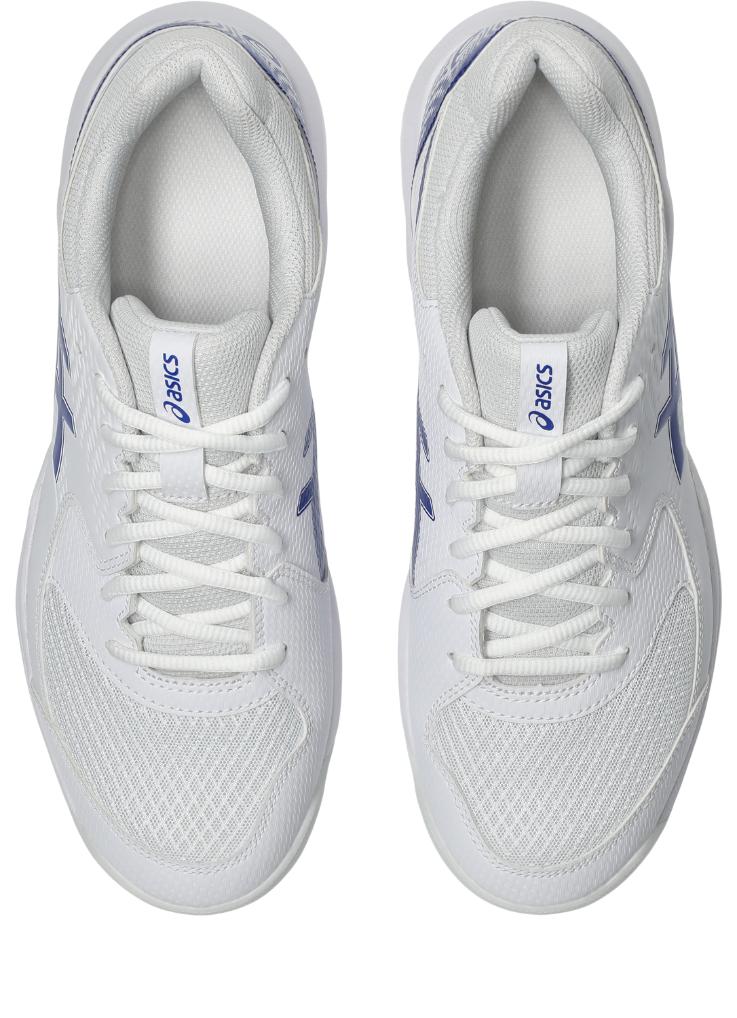 Asics Mens Gel Dedicate 8 (Hardcourt) Tennis Shoe - White/Dark Cobalt