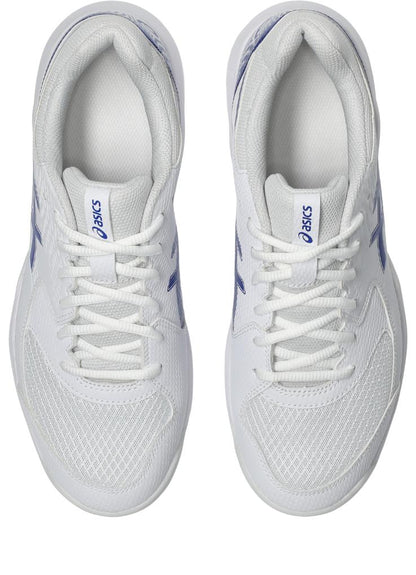 Asics Mens Gel Dedicate 8 (Hardcourt) Tennis Shoe - White/Dark Cobalt