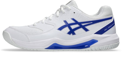 Asics Mens Gel Dedicate 8 (Hardcourt) Tennis Shoe - White/Dark Cobalt