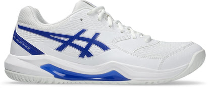 Asics Mens Gel Dedicate 8 (Hardcourt) Tennis Shoe - White/Dark Cobalt