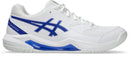 Asics Mens Gel Dedicate 8 (Hardcourt) Tennis Shoe - White/Dark Cobalt