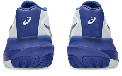 Asics Mens Gel Resolution X (Hardcourt) Wide (2E) Tennis Shoe - White/Dark Cobalt