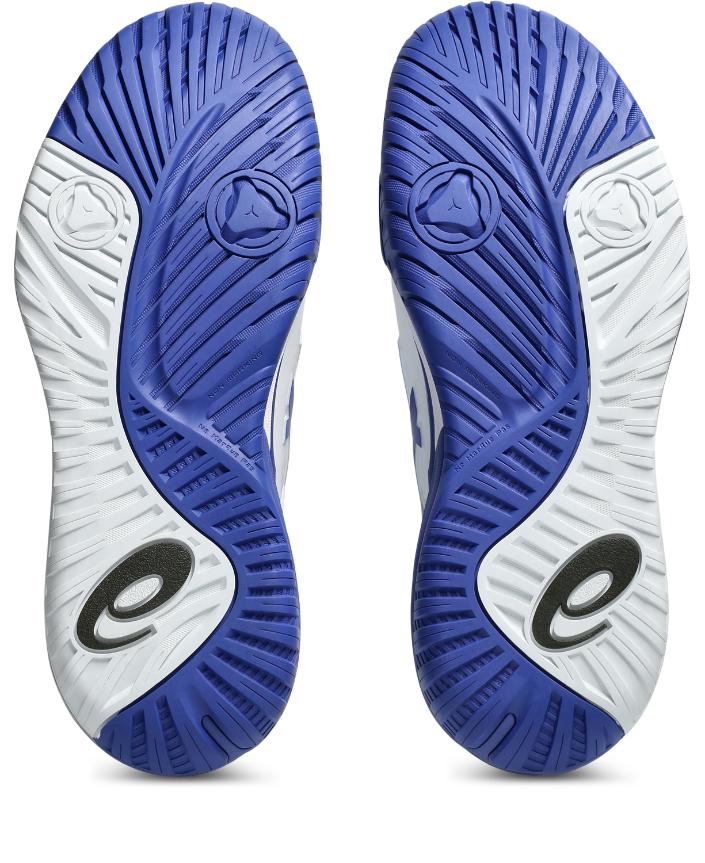 Asics Mens Gel Resolution X (Hardcourt) Wide (2E) Tennis Shoe - White/Dark Cobalt