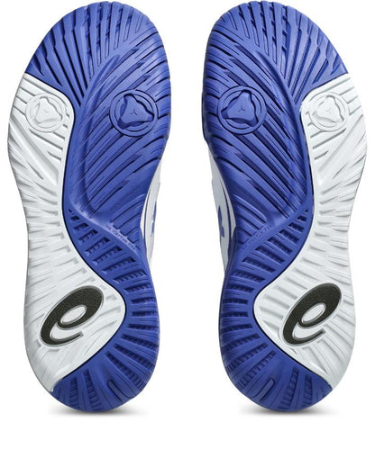 Asics Mens Gel Resolution X (Hardcourt) Wide (2E) Tennis Shoe - White/Dark Cobalt