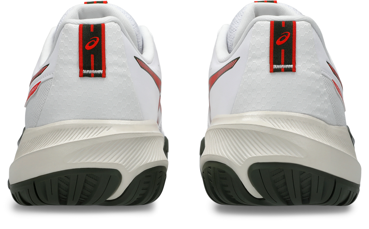 Asics Men's Gel Challenger 15 (Hardcourt) Tennis Shoe - White/Cherry Tomato