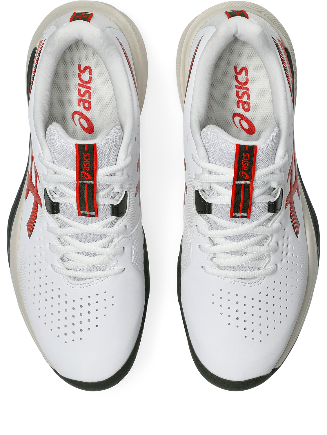 Asics Men's Gel Challenger 15 (Hardcourt) Tennis Shoe - White/Cherry Tomato