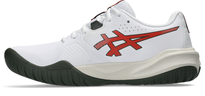 Asics Men's Gel Challenger 15 (Hardcourt) Tennis Shoe - White/Cherry Tomato