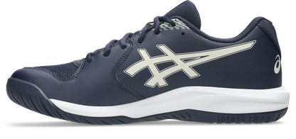 Asics Mens Gel Dedicate 9 (Hardcourt) Tennis Shoe 2E WIDE- Midnight/Oatmeal