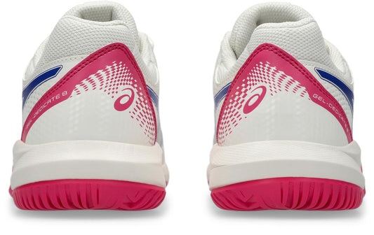 Asics Womens Gel Dedicate 8 (Hardcourt) Tennis Shoe - Cream/Dark Cobalt