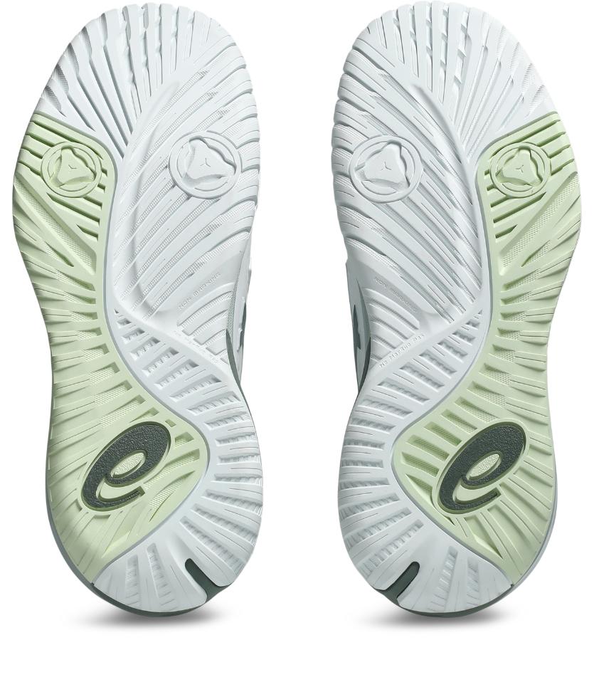 Asics Womens Gel Resolution X (Hardcourt) Wide Tennis Shoe - White/Monument Blue