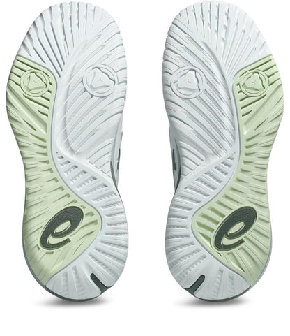 Asics Womens Gel Resolution X (Hardcourt) Wide Tennis Shoe - White/Monument Blue