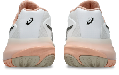Asics Womens Gel Resolution X (Hardcourt) Wide Tennis Shoe - White/Black Coffee