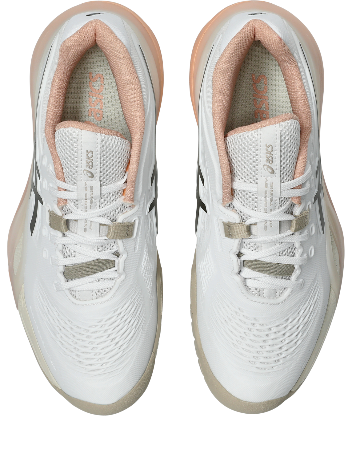 Asics Womens Gel Resolution X (Hardcourt) Wide Tennis Shoe - White/Black Coffee