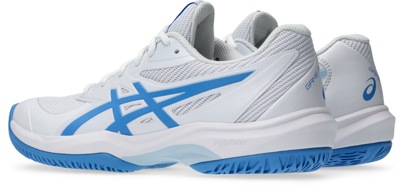 Asics Womens Gel Game 9 - White/Blue Coast