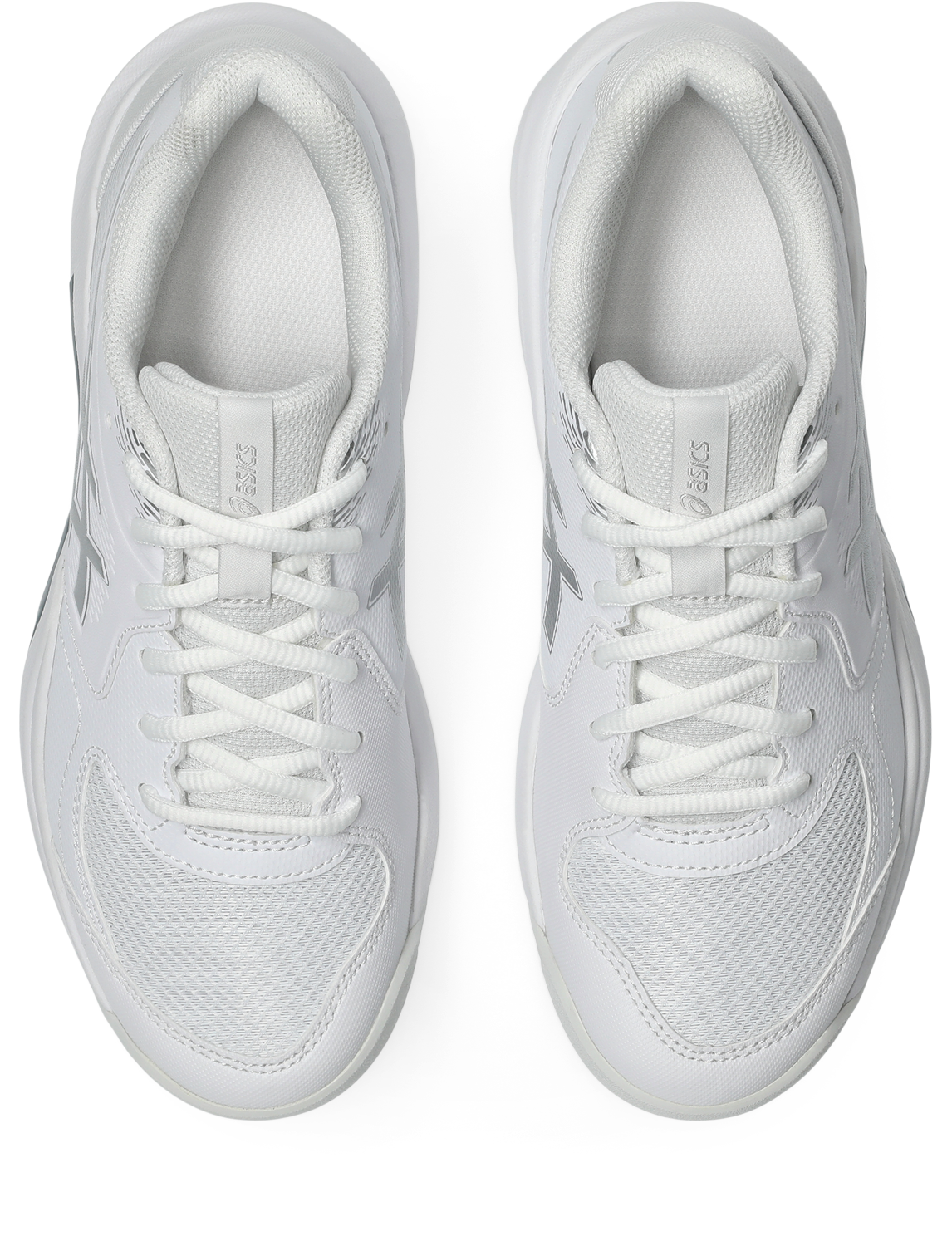 Asics Womens Gel Dedicate 9 (Hardcourt) Tennis Shoe - White/Pure Silver