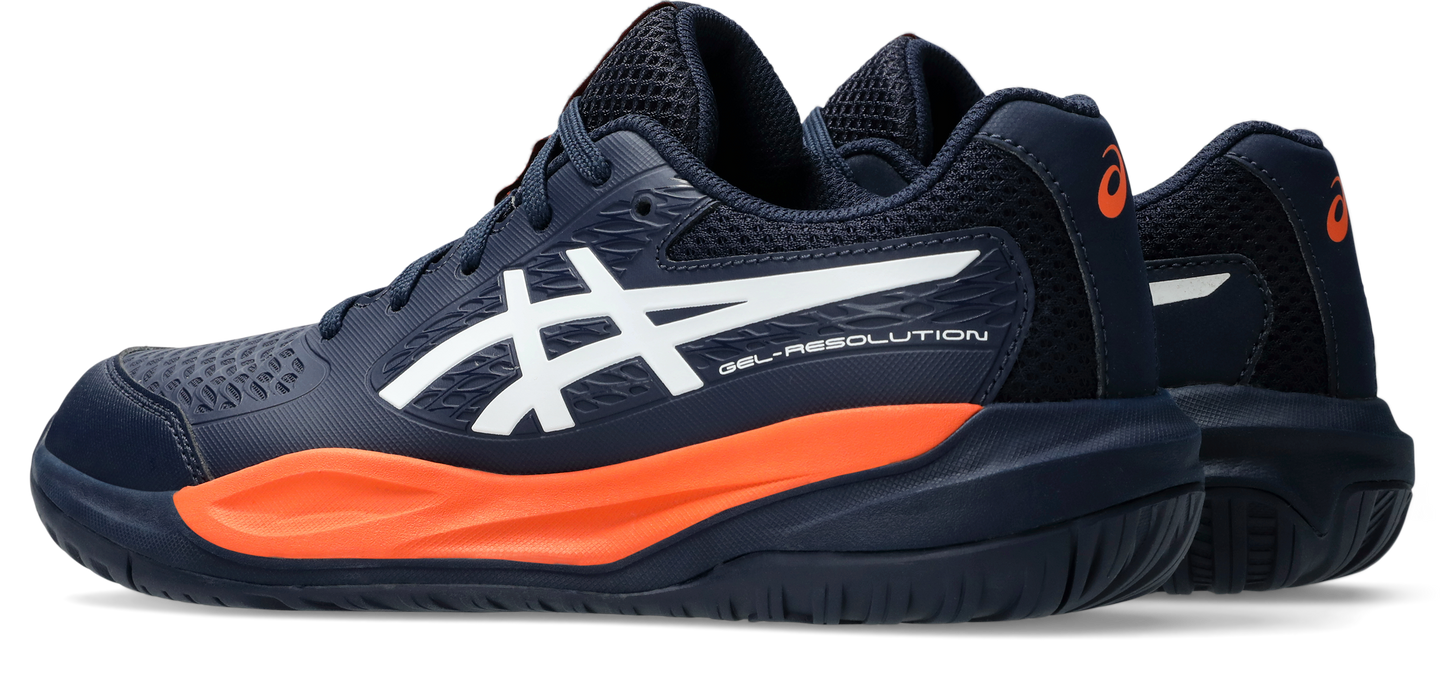 Asics Kids Gel Resolution X GS Tennis Shoe - Midnight/White