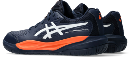 Asics Kids Gel Resolution X GS Tennis Shoe - Midnight/White