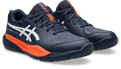 Asics Kids Gel Resolution X GS Tennis Shoe - Midnight/White