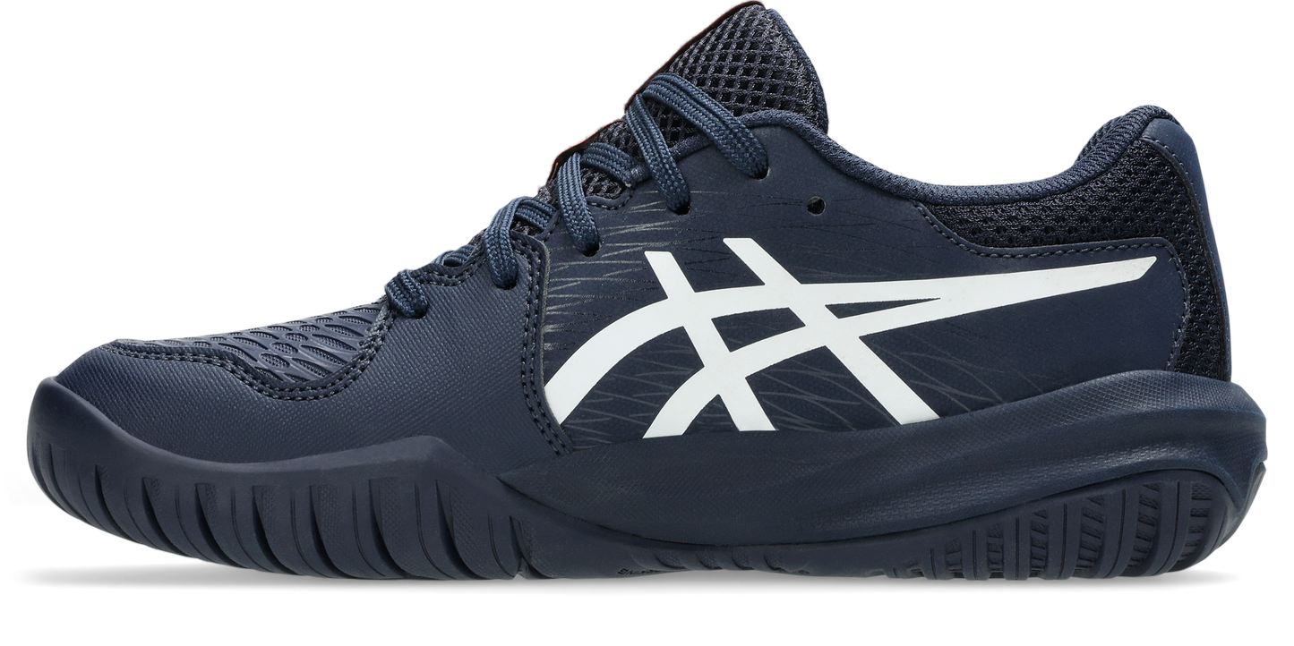 Asics Kids Gel Resolution X GS Tennis Shoe - Midnight/White