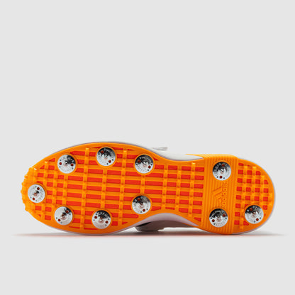 Adidas Adi-Power Incurza Cricket Shoes - White/Onyx/Tangerine