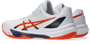 Asics Mens Sky Elite FF Lo 3 Indoor Shoes - White/Nova Orange