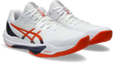 Asics Mens Sky Elite FF Lo 3 Indoor Shoes - White/Nova Orange