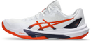 Asics Mens Sky Elite FF Lo 3 Indoor Shoes - White/Nova Orange