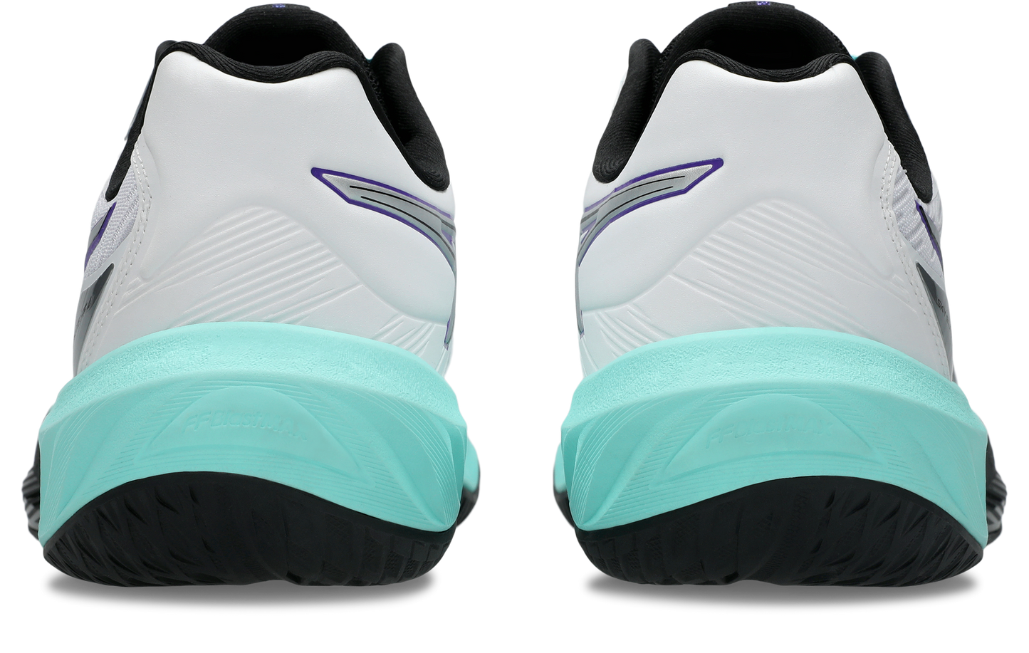 Asics Mens Sky Elite FF 4 Indoor Shoes - White/Radiant Amethyst