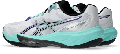 Asics Mens Sky Elite FF 4 Indoor Shoes - White/Radiant Amethyst