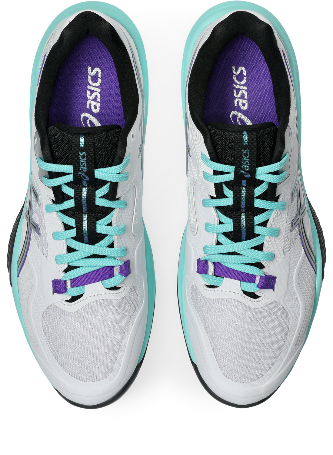 Asics Mens Sky Elite FF 4 Indoor Shoes - White/Radiant Amethyst