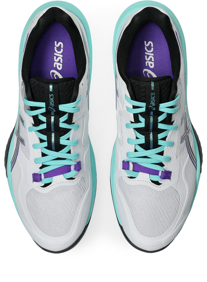 Asics Mens Sky Elite FF 4 Indoor Shoes - White/Radiant Amethyst