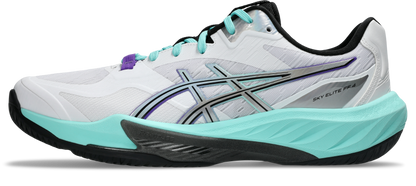 Asics Mens Sky Elite FF 4 Indoor Shoes - White/Radiant Amethyst