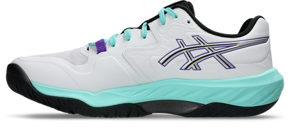 Asics Mens Sky Elite FF 4 Indoor Shoes - White/Radiant Amethyst