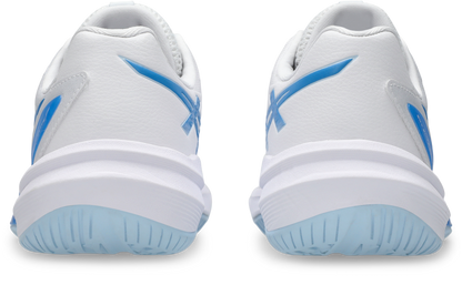 Asics Womens Sky Elite FF Lo 3 Indoor Court Shoes - White/Blue Coast