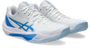 Asics Womens Sky Elite FF Lo 3 Indoor Court Shoes - White/Blue Coast