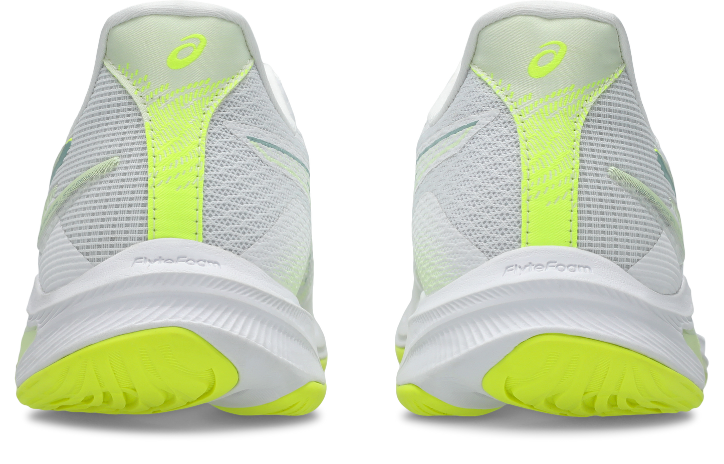 Asics Womens Netburner Ballistic FF4 - White/Safety Yellow