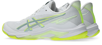 Asics Womens Netburner Ballistic FF4 - White/Safety Yellow