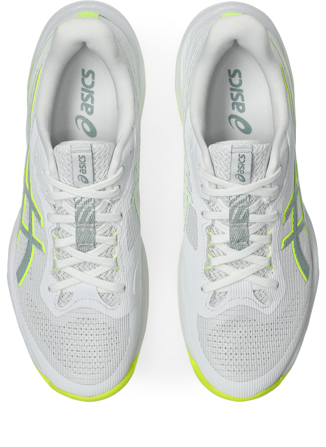 Asics Womens Netburner Ballistic FF4 - White/Safety Yellow