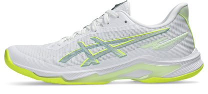 Asics Womens Netburner Ballistic FF4 - White/Safety Yellow