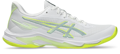 Asics Womens Netburner Ballistic FF4 - White/Safety Yellow
