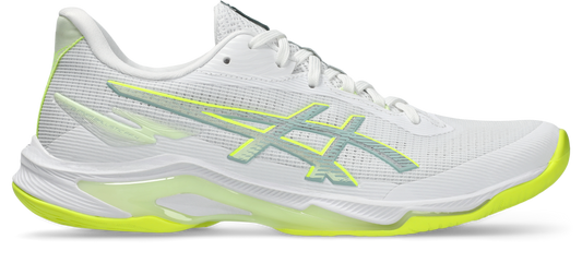 Asics Womens Netburner Ballistic FF4 - White/Safety Yellow