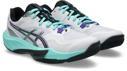 Asics Womens Sky Elite FF4 Indoor Court Shoes - White/Radiant Amethyst