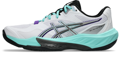 Asics Womens Sky Elite FF4 Indoor Court Shoes - White/Radiant Amethyst